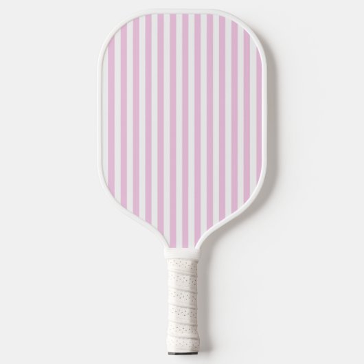 Raquette De Pickleball Eve et Sofie rose stries (Recto)