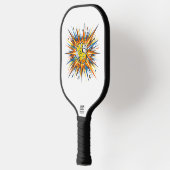 Raquette De Pickleball Exploding Padel Ball Pop Art Illustration (Gauche)