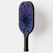 Raquette De Pickleball explosion bleue de l'espace Abstrait (Gauche)