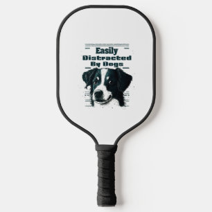 Raquette De Pickleball Facilement Distrait Par Les Chiens