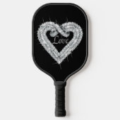Raquette De Pickleball Fancy Love Diamond Heart (Recto)