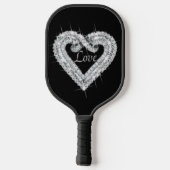 Raquette De Pickleball Fancy Love Diamond Heart (Verso)