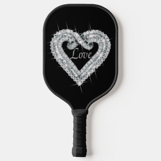 Raquette De Pickleball Fancy Love Diamond Heart (Verso)