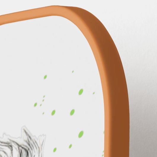 Raquette De Pickleball Fashion & Style Pickleball Paddle Funny Horse (Détail gauche)