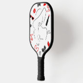 Raquette De Pickleball Fashionista Custom Monogram Pickleball Paddle (Gauche)