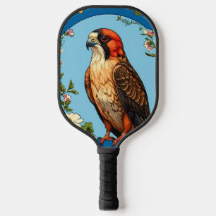 Raquette De Pickleball Faucon crécerelle aux pattes rouges coloré