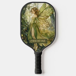 Raquette De Pickleball Fée de la Forêt Enchantée Personnalisée