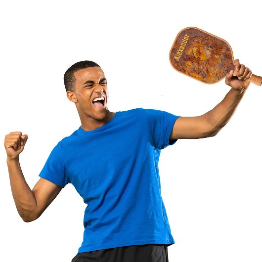 Raquette De Pickleball Fer rouillé magnifique Nom personnalisé