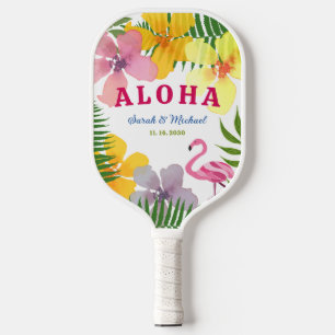 Raquette De Pickleball Fête de Fiançailles Luau