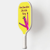 Raquette De Pickleball Fête de vie rose joyeuse (Gauche)