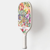 Raquette De Pickleball Fête florale d'été aquarelle (Gauche)