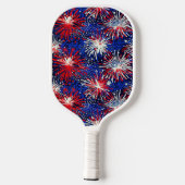 Raquette De Pickleball Feu d'artifice 4 juillet'indépendance des USA (Verso)