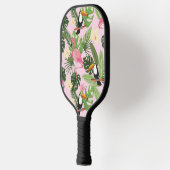 Raquette De Pickleball Feuille de palme tropicale rose (Gauche)