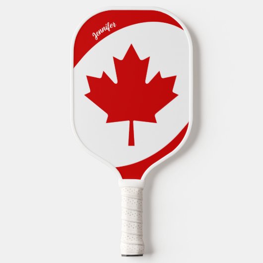 Raquette De Pickleball Feuille d'érable du Canada (Recto)