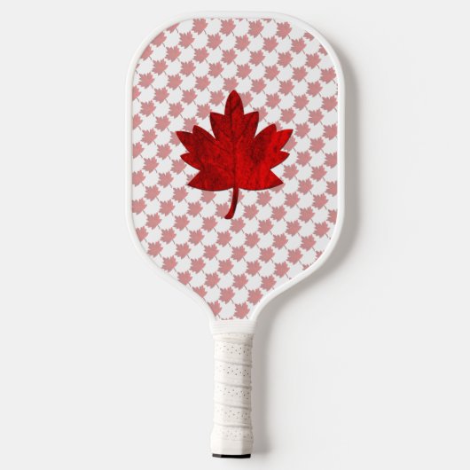 Raquette De Pickleball Feuille d'érable du Canada par Shirley Taylor (Verso)