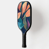 Raquette De Pickleball Feuilles Abstraites Colorées (Gauche)