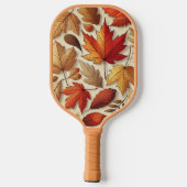 Raquette De Pickleball feuilles d'automne classiques (Verso)