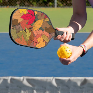 Raquette De Pickleball Feuilles d'automne colorées