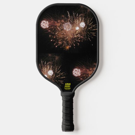 Raquette De Pickleball "Feux d'artifice" (Recto)
