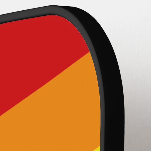 Raquette De Pickleball Fierté arc-en-ciel de texte personnalisé (Détail gauche)