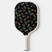 Raquette De Pickleball Fierté autistique Neurodiversité Acceptation (Verso)