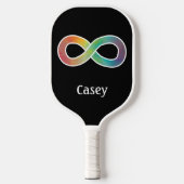 Raquette De Pickleball Fierté autistique Neurodiversité Acceptation (Recto)