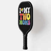 Raquette De Pickleball Fierté LGBT J'Aime Mes Deux Moms Soutien Lesbien G (Gauche)