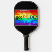 Raquette De Pickleball Fierté LGBTQ - drapeau arc-en-ciel (Recto)