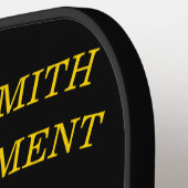 Raquette De Pickleball Fiery Valor Intricablement Héroïque Conception De  (Détail gauche)