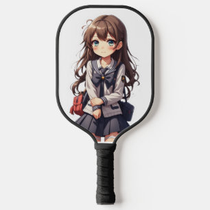 Raquette De Pickleball Fille de l'école d'anime japonaise