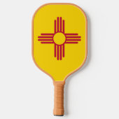 Raquette De Pickleball Flag du Nouveau-Mexique (Verso)