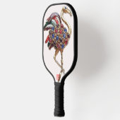 Raquette De Pickleball "Flamant rose à bijoux" (Gauche)
