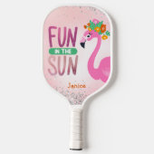 Raquette De Pickleball Flamant rose rose (Verso)