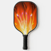Raquette De Pickleball Flammes Abstraites colorées (Verso)