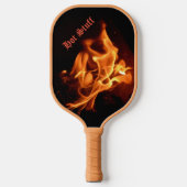 Raquette De Pickleball Flammes de feu Hot Stuff Personnalisé (Recto)