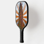 Raquette De Pickleball Flatiron Building - Orange & White Rays (Gauche)