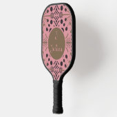 Raquette De Pickleball Flèche géométrique Boho rose personnalisé (Gauche)