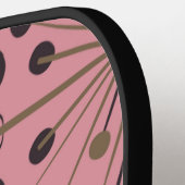 Raquette De Pickleball Flèche géométrique Boho rose personnalisé (Détail gauche)