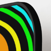 Raquette De Pickleball Flèches arc-en-ciel (Détail gauche)