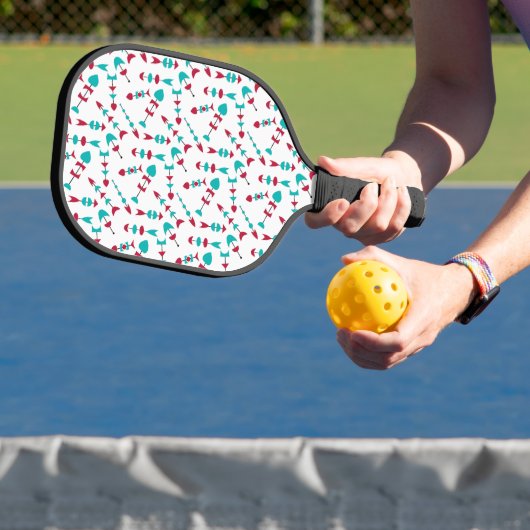 Raquette De Pickleball Flèches modernes du milieu du siècle (Insitu)