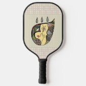Raquette De Pickleball Fleur à l'intérieur (Verso)