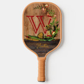 Raquette De Pickleball Fleur de trompette et abeille du pays (Verso)