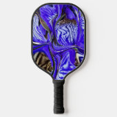 Raquette De Pickleball Fleur Iris Violet (Recto)