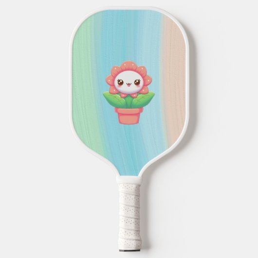 Raquette De Pickleball Fleur mignonne, capricieuse en pot (Recto)