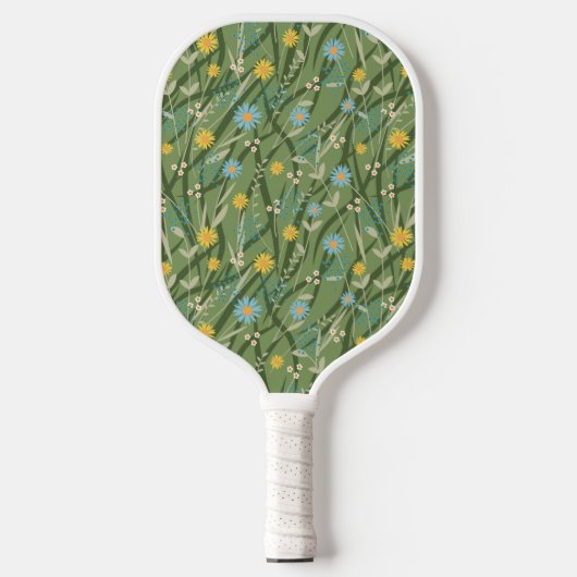 Raquette De Pickleball fleur sauvage (Recto)