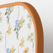 Raquette De Pickleball Fleur sauvage d'aquarelle simple (Détail gauche)