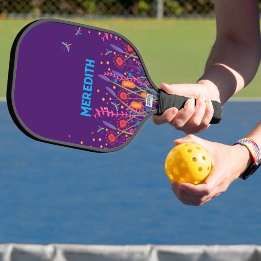 Raquette De Pickleball Fleur sauvage Inspirivity Professionnel Moderne Am