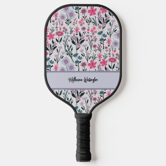 Raquette De Pickleball Fleur sauvage moderne (Recto)