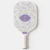 Raquette de Pickleball Fleurie Violette (Verso)