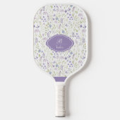 Raquette de Pickleball Fleurie Violette (Recto)